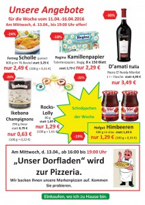 Werbung Wochen 14+15 20162