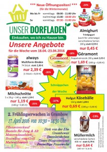 Werbung Wochen 16+17 2016