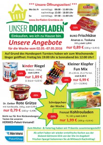 Werbung Wochen 18+19 2016