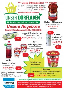 Werbung Wochen 32+33 2016