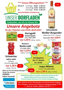 Werbung Wochen 17+18 201713