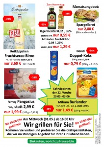 Werbung Wochen 21+22 20172