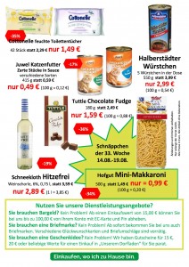 Werbung Wochen 32+33 20172